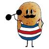 Circus Strong Man Potato