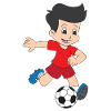 Football, football, soccer player