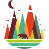 Bunte Berge Bär