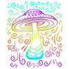 Magic Mushrooms Shirt Zauberpilze