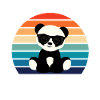 Panda with sunglasses
