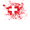 Encre du drapeau suisse