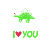 Dino Dinosaurier Liebe