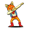 Dancing fox cowboy linedance