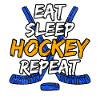 Eat Sleep Hockey Repeat