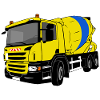 Bétonnière auto - bétonnière camion