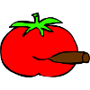 smoking tomato