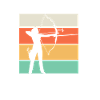 Bogenschießen Bogenschütze Archery Frau Geschenk