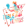 Table tennis polygon gift