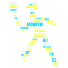 Badminton Badminton badminton player