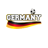 Germany Football Gold Motif