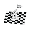 Pièces d'échecs drôles