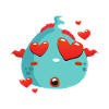 Blue lump