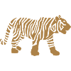 Wildtiere: der Tiger