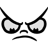 Angry Comic Face