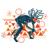 Vibrant Tribal Beast