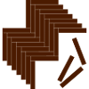 parquet in a herringbone pattern
