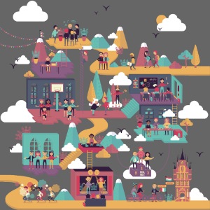 T-shirt Vie À Saint André 104