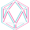 3D D20 white