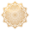 Mandala in gold