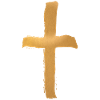 Cross in gold