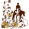 western rider flowers