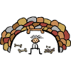 Evolution Cave Caveman