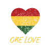 Rastafari Heart One Love