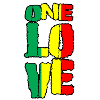 One Love Pan-Afrikan Flag