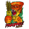 Gorilla Ananas Anti Pizza Hawaii Hasser Geschenk