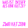 Zwei Katzen