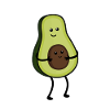 Pregnancy avocado pregnant baby gift