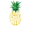 Échecs - Pièces d’échecs Ananas