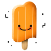Süßes Eis am Stil