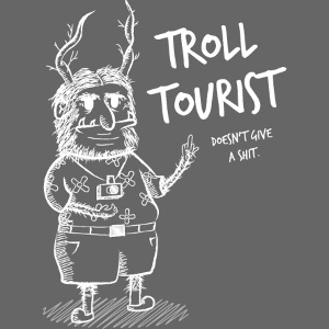 Troll Tourist - Vater Griesgram (weiss)