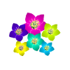 wundervolle bunte Blumen, Blumenstrauß, Blüten