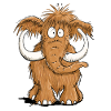 Furry Mammoth I Comic Animals I Elephant Gift