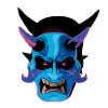 Japanese mask oni