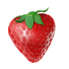 Delicious red strawberry