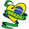 Brazil heart design