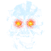 Totenkopf Schädel Skull Explosion