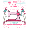 I plan on sewing
