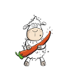Pepperoni Sheep I Sharp comic pun