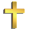 Croix d'or 3D