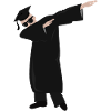 Dabbing Graduation Boy
