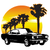 Musclecar Fastback _sunset