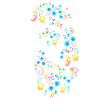 Caniche à fleurs