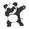 Dabbing Panda T-Shirt Panda Bear