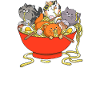 Ramen Kawaii Cat TShirt I Japanese Food Lover