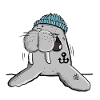 Happy Walrus I cadeau de vacances Nord-Allemand I